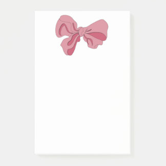 Bloco de Notas Laço Rosa