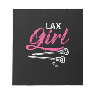 Bloco De Notas Lacrosse Stick Lacrosse Player