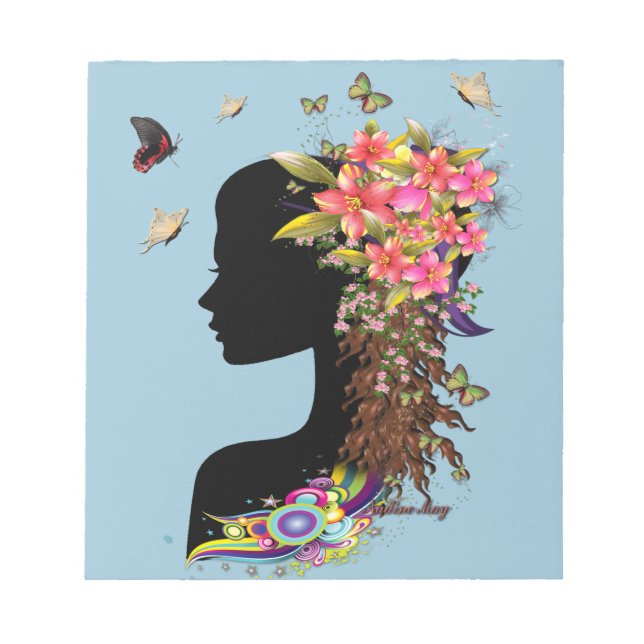 Bloco De Notas Ladies Fantasy Fashion (Frente)