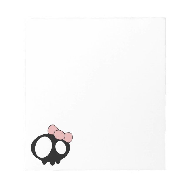Bloco De Notas Lady Notepad Escuro (Frente)