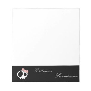 Bloco De Notas Lady Notepad Escuro