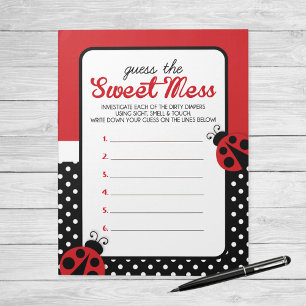 Bloco De Notas Ladybug Adivinha A Doce Resposta Do Jogo Mess