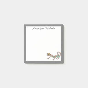 Bloco De Notas Lagarto Gecko Fofo