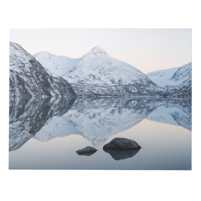 Bloco De Notas lago de portagem reflexivo (Frente)
