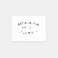 Lago House ets. Data ano em que as coordenadas per