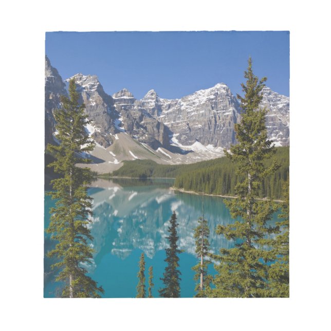 Bloco De Notas Lago Moraine, Rochas Canadenses, Alberta, Canadá 2 (Frente)