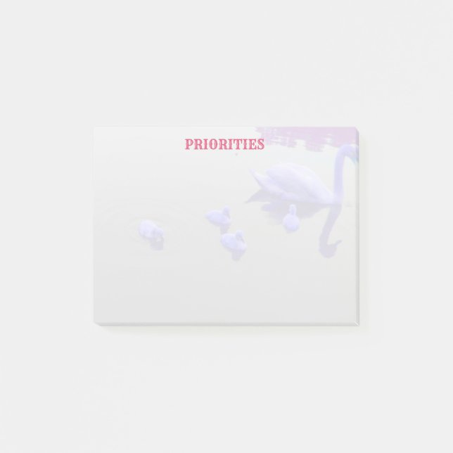 Bloco De Notas Lago Swan Personalizado (Frente)