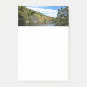 Bloco De Notas Lago Urso no Parque Nacional de Rocky Mountain
