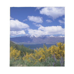 Bloco De Notas Lago Wakatipu e os Remarkables, Queenstown,