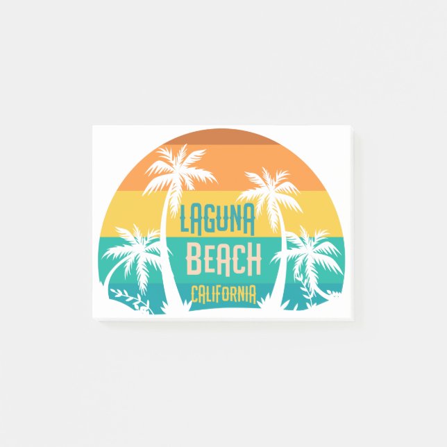 Bloco De Notas Laguna Beach Retro (Frente)
