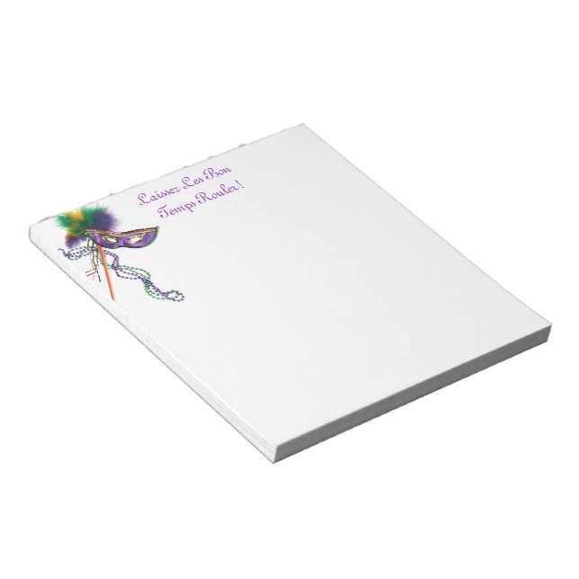 Bloco De Notas Laissez Les Bon Temps Rouler! (Inclinado)