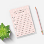 Bloco De Notas Lâmpada | Lista de Tarefas Pendentes de Professore<br><div class="desc">Uau, o professor favorito do seu filho na semana de feriados ou de apreciação do professor com estas legal notas de posto personalizadas para fazer com um padrão temático científico de microscópios, padeiros, átomos e livros sobre um fundo cor-de-rosa pincelado. Personalize com o nome de seu professor de ciência e...</div>