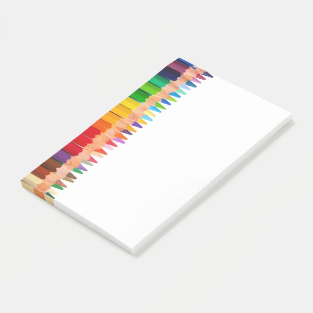 Bloco De Notas Lápis coloridos (Inclinado)