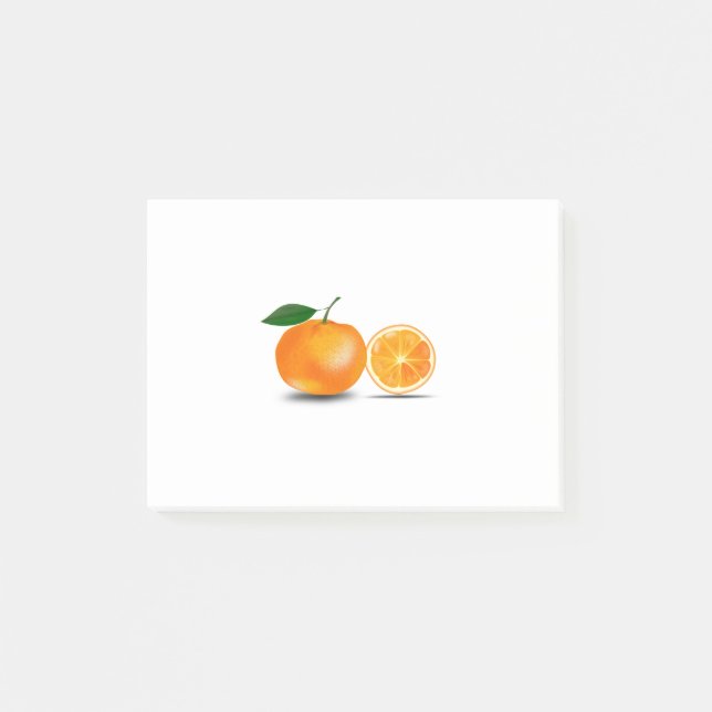 Bloco De Notas Laranja e Half (Frente)