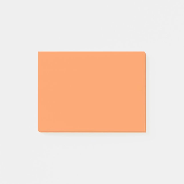 Bloco De Notas Laranja Pastel Simples (Frente)