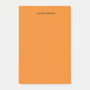 Bloco De Notas Laranja personalizada