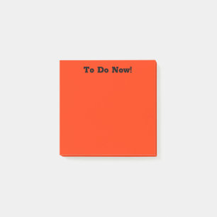 Bloco De Notas Laranja Profundo