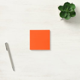 Bloco De Notas Laranja Vermelho Simples 3" x 3"