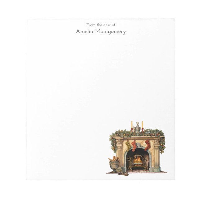 Bloco De Notas Lareira Vitoriana Cozy (Frente)