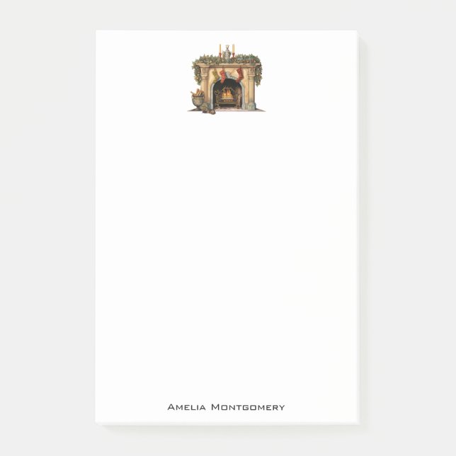 Bloco De Notas Lareira Vitoriana Cozy (Frente)