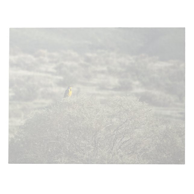 Bloco De Notas Lark no Bush (Frente)