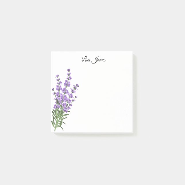 Bloco De Notas Lavanda  (Frente)