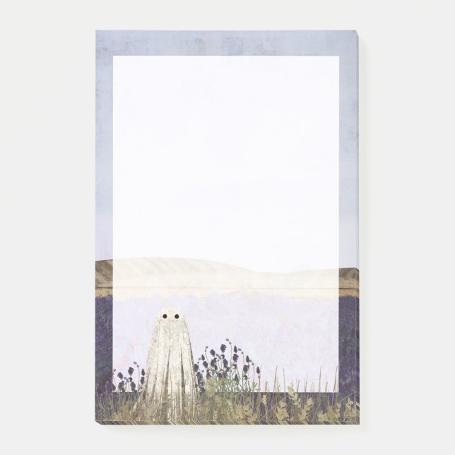 Bloco de notas lavanda (Frente)