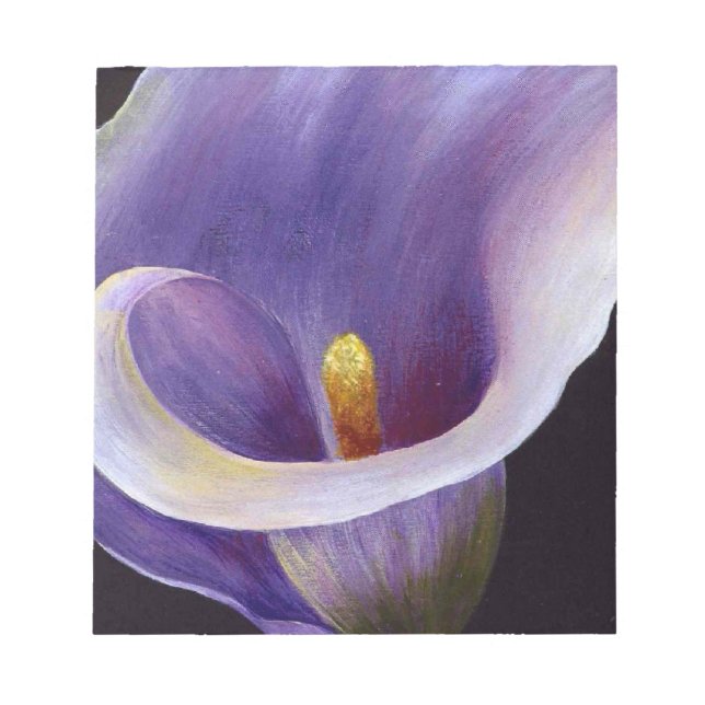 Bloco De Notas Lavanda Calla Lily (Frente)