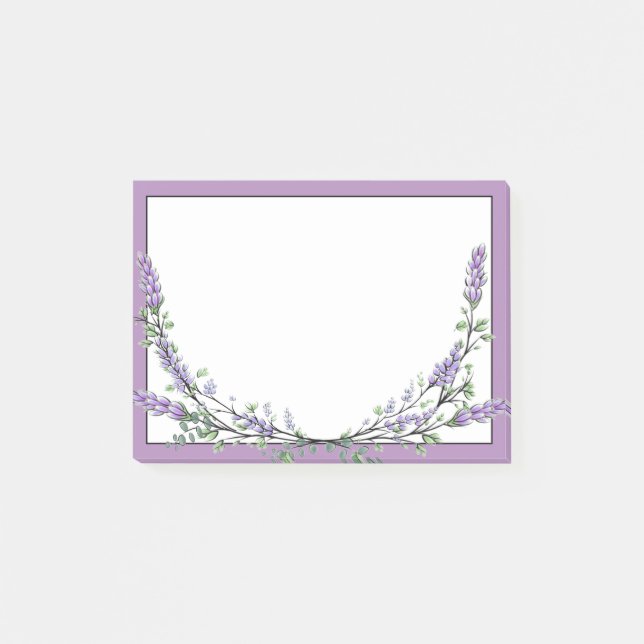 Bloco De Notas Lavanda e Eucalyptus (Frente)