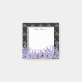 Bloco De Notas lavanda, elegante, moderno, moda, floral, roxo