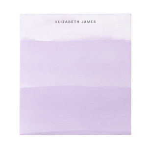 Bloco De Notas Lavanda Moderna - Ângulo De Camada De Aquarela