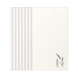 Bloco De Notas Lavande est. Nature