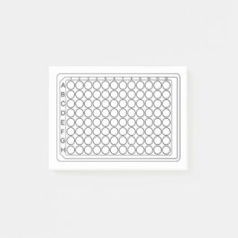 Bloco De Notas layout da placa de 96 poços