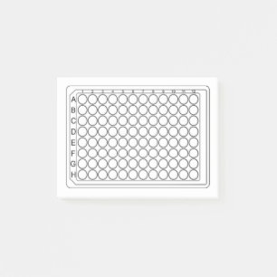 Bloco De Notas layout da placa de 96 poços