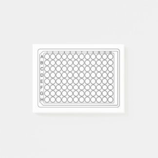 Bloco De Notas layout da placa de 96 poços