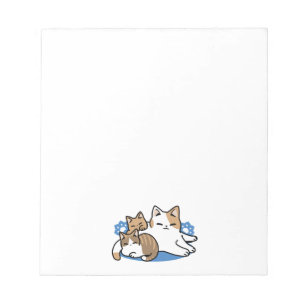 Bloco De Notas Lazer - Design de Gatos Preguiçosos
