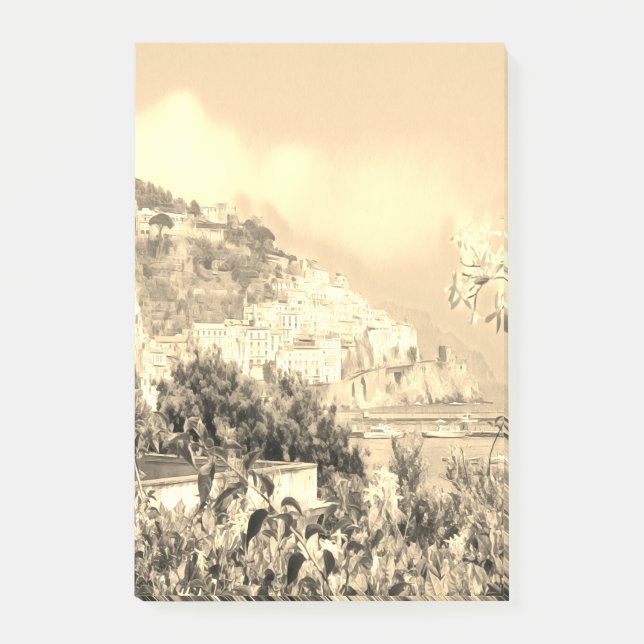 Bloco De Notas ldp AMALFI - panorama - costa Amalfi - (Frente)