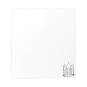 Bloco De Notas LDS Salt Lake City Temple simples mormon moderno