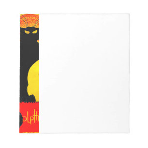 Bloco De Notas Le Chat Noir Vintage
