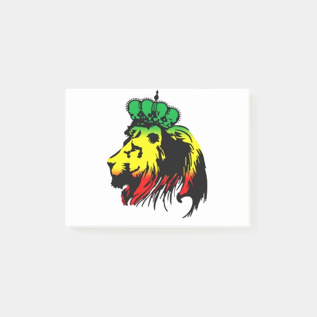 Bloco De Notas Leão De Judah Rasta (Frente)