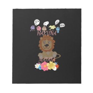 Bloco De Notas Leão engraçado