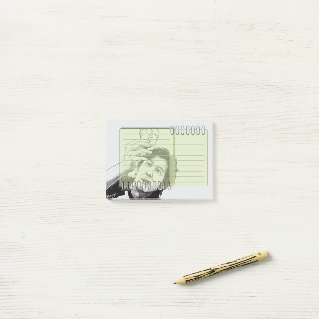 Bloco De Notas Lee Gihun posta as notas (Na mesa)