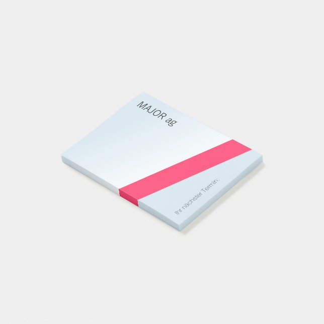 Bloco De Notas Legal und schräg, einfach einmalig (Inclinado)