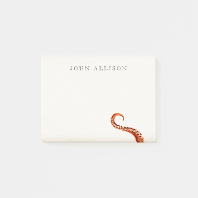 Bloco De Notas Legal Vintage Kraken Tentures Náutico (Frente)