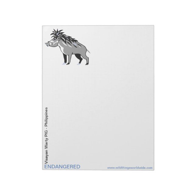 Bloco De Notas Legal Warthog - Natureza (Invertido)