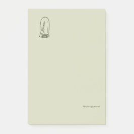 Bloco De Notas Leitor de Jardim Minimalista de Dark Academia Botâ