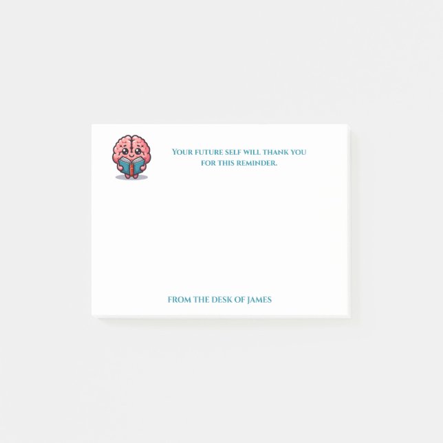 Bloco De Notas Leitor de Mente Engraçado Sarcástico (Frente)