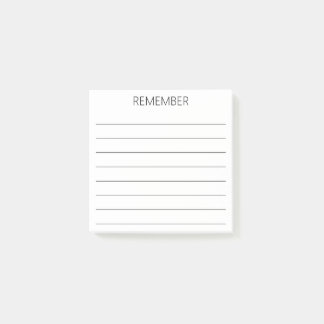 Bloco De Notas Lembrete Recordar
