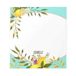 Bloco De Notas Lemon Aqua