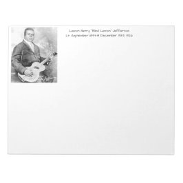 Bloco De Notas Lemon Henry Blind limon jefferson 1926